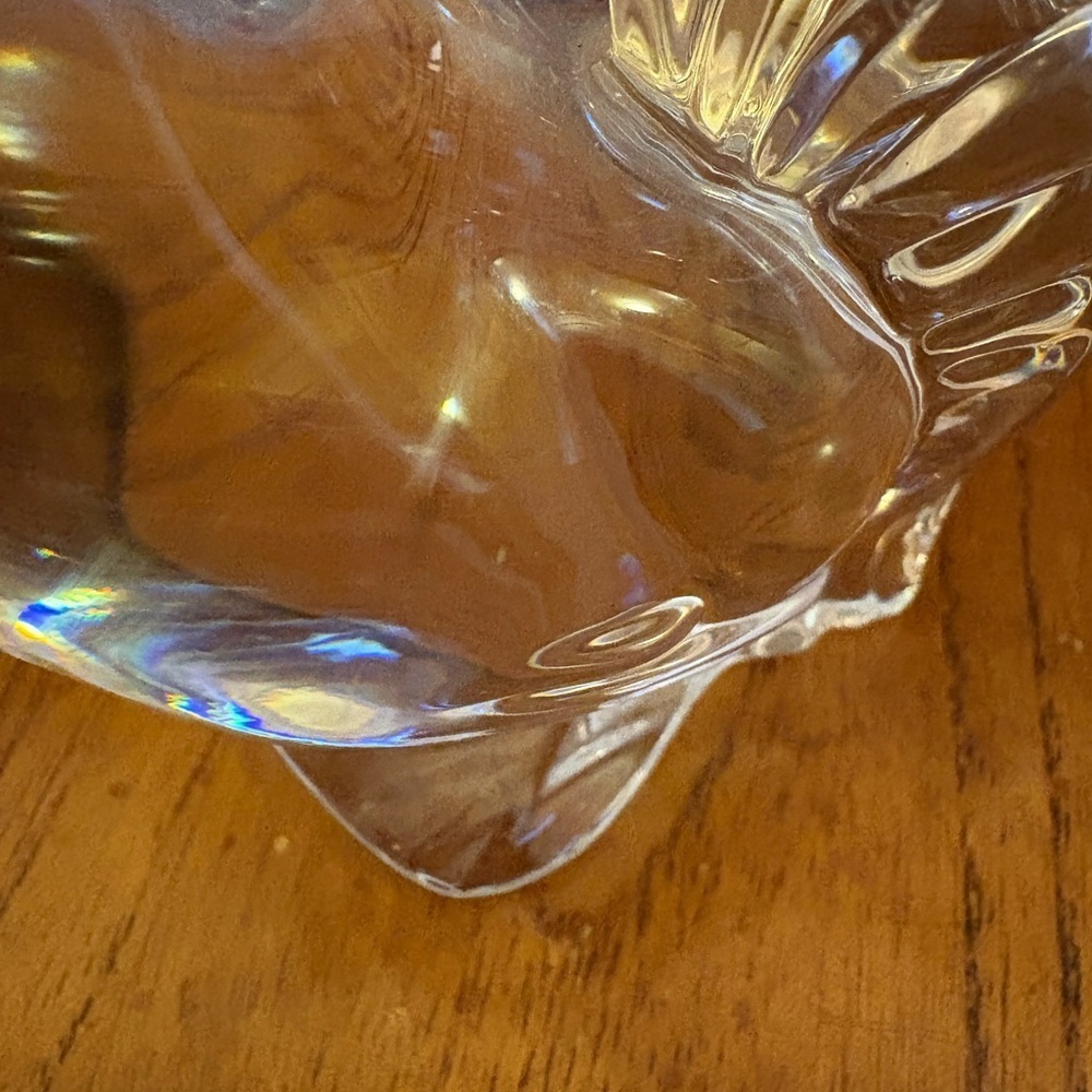 Baccarat France Crystal Rooster Figurine – 4” Zodiac Animal – Clear Signed - Picture 5 of 12